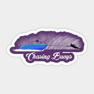 Chasing Buoys Sticker